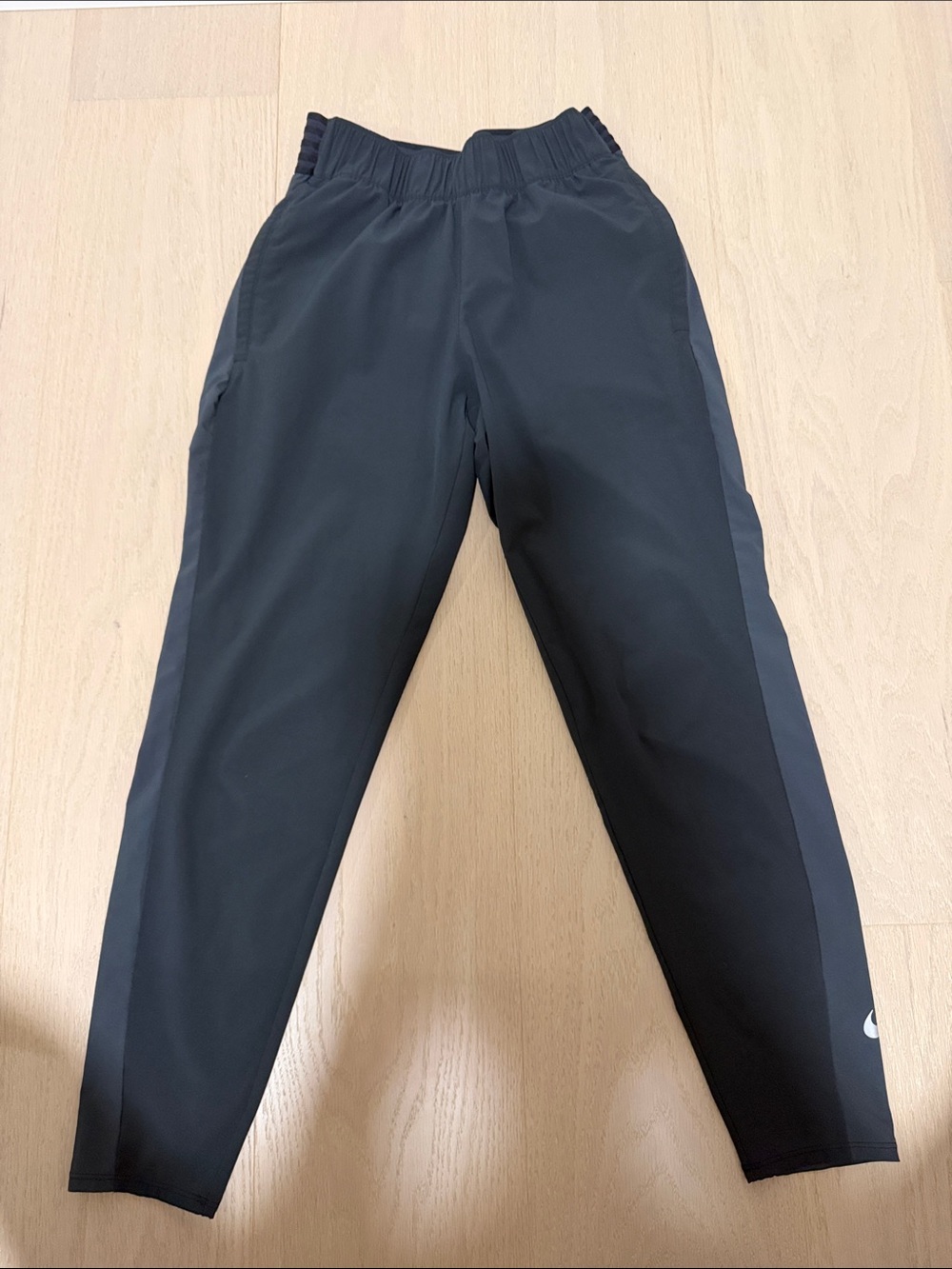Nike Black Track Joggers with Side Panels